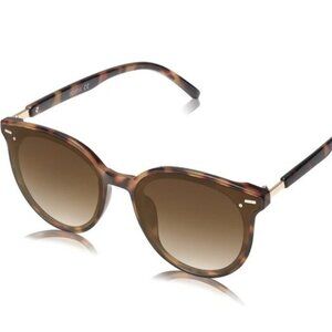 ⚡SOJOS Womens Black Tortoise Frame Round Retro Vintage Large Frame Sunglasses